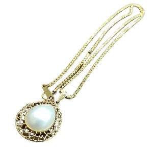 マベパール付き　K18　ネックレス